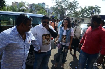 London Babulu Movie Team at AVN college Vizag
